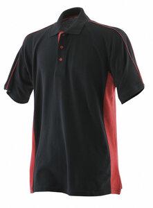 Finden & Hales LV322 - Sportief poloshirt Black/ Red