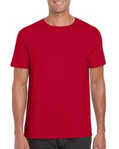 Gildan GN640 - Softstyle™ ringspun T-shirt voor volwassenen Cherry red