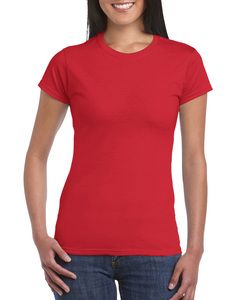 Gildan GN641 - Softstyle™ ringspun T-shirt voor dames Red