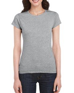 Gildan GN641 - Softstyle™ ringspun T-shirt voor dames Sport Grey