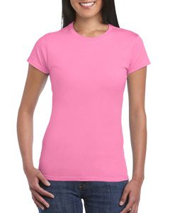 Gildan GN641 - Softstyle™ ringspun T-shirt voor dames Azalea