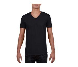 Gildan GN646 - Softstyle™ T-shirt met V-hals Black