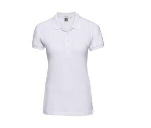 RUSSELL JZ565 - Dames Stretch Polo White