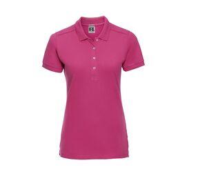 RUSSELL JZ565 - Dames Stretch Polo Fuchsia
