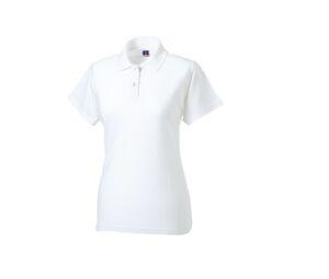 Russell JZ69F - Ladies' Pique Polo White