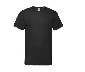 Fruit of the Loom SC234 - Valueweight V-Neck T Black