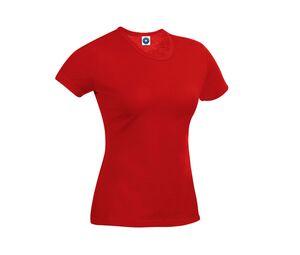 STARWORLD SW404 - Performance T-Shirt Dames Bright Red