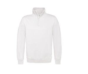 B&C BCID4 - ID.004 sweatshirt met kwartrits White