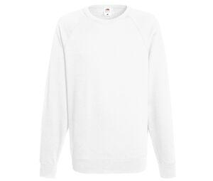 FRUIT OF THE LOOM SC360 - Lichtgewicht Raglan Sweater White