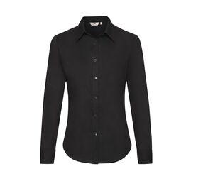 Fruit of the Loom SC401 - Lady Fit Oxford Shirt Long Sleeves (62-002-0) Black
