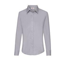 Fruit of the Loom SC401 - Lady Fit Oxford Shirt Long Sleeves (62-002-0) Oxford Grey