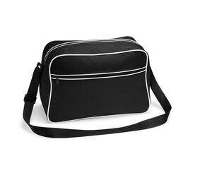 Bag Base BG140 - RETRO SHOULDER BAG Black/White
