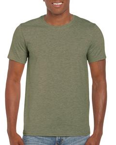 Gildan GN640 - Softstyle™ ringspun T-shirt voor volwassenen Heather Military Green