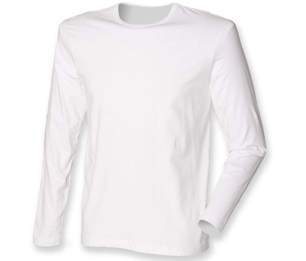 SF Men SF124 - MENS VOEL GOED LANG GEVLOED STRETCH T