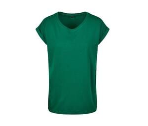 Build Your Brand BY021 - Verlenge Schouders T-shirt Dames Forest Green