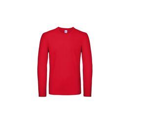 B&C BC05T - Tee-shirt homme manches longues Red