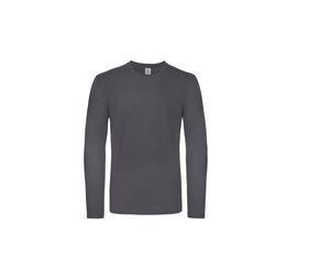 B&C BC05T - Tee-shirt homme manches longues Dark Grey