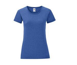 Fruit of the Loom SC151 - Iconic T-Shirt Dames Heather Royal