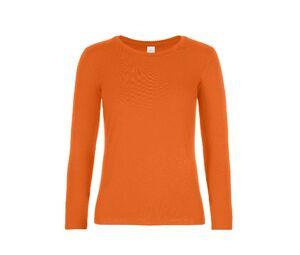 B&C BC08T - Tee-shirt femme manches longues Urban Orange