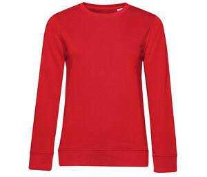 B&C BCW32B - Bio-sweatshirt voor dames met ronde hals