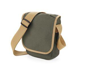 Bag Base BG018 - MINI REPORTER Olive Green/ Caramel