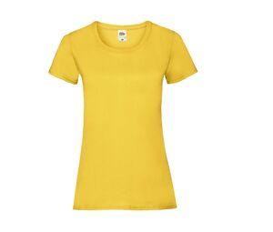 Fruit of the Loom SC600 - Middelzwaar T-shirt met vrouwelijke pasvorm Sunflower
