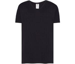 JHK JK401 - T-shirt met V-hals 160 Black