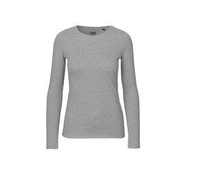 Neutral O81050 - T-shirt lange mouwen dames Sport Grey