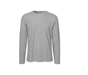 Neutral O61050 - T-shirt lange mouwen heren Sport Grey