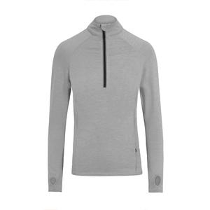 Just Cool JC030 - Sport-T-shirt met ritssluiting Silver Grey