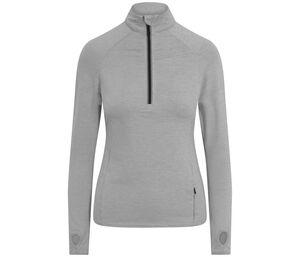 JUST COOL JC035 - T-shirt de sport femme col zippé