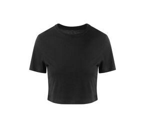JUST T'S JT006 - T-shirt cropped Solid Black
