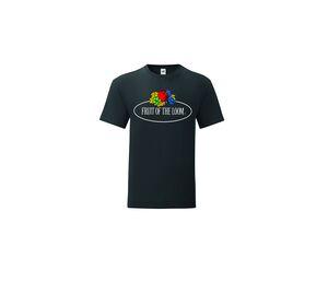 FRUIT OF THE LOOM VINTAGE SCV150 - Heren T-shirt met Fruit of the Loom-logo Black