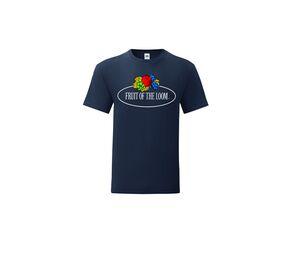 FRUIT OF THE LOOM VINTAGE SCV150 - Heren T-shirt met Fruit of the Loom-logo Deep Navy