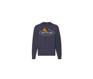 FRUIT OF THE LOOM VINTAGE SCV260 - Unisex sweatshirt met ronde hals en Fruit of the Loom-logo Deep Navy