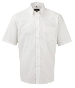 Russell Collection R-933M-0C - Oxford overhemd met korte mouwen
