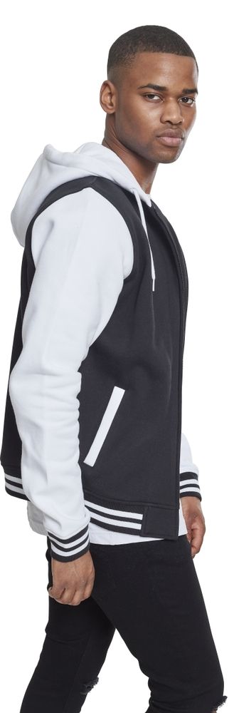 Urban Classics TB287C - 2-kleurige Rits Hoodie