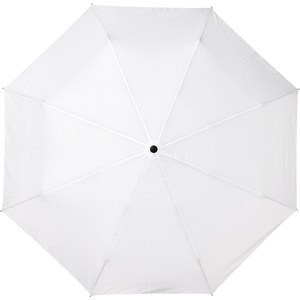 PF Concept 109143 - Bo 21” opvouwbare automatische gerecyclede PET paraplu White