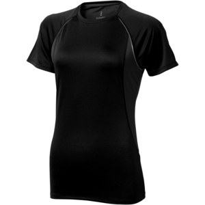 Elevate Life 39016 - Quebec cool fit dames t-shirt met korte mouwen Solid Black