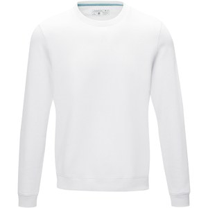 Elevate NXT 37512 - Jasper heren GOTS biologische gerecyclede crewneck sweater White