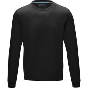 Elevate NXT 37512 - Jasper heren GOTS biologische gerecyclede crewneck sweater Solid Black