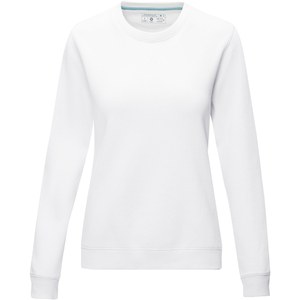 Elevate NXT 37513 - Jasper dames GOTS biologische GRS-gerecyclede crewneck sweater White