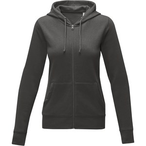Elevate Essentials 38230 - Theron dames hoodie met ritssluitng Storm Grey