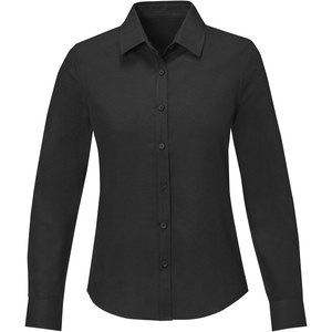 Elevate Essentials 38179 - Pollux damesoverhemd met lange mouwen  Solid Black