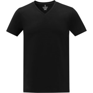 Elevate Life 38030 - Somoto Heren T-shirt met V-hals en korte mouwen  Solid Black