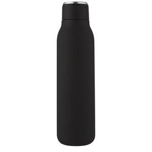 PF Concept 100672 - Marka 600 ml koperen vacuüm geïsoleerde fles met metalen lus Solid Black