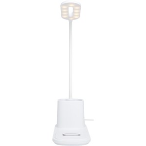 PF Concept 124249 - Bright bureaulamp en organizer met draadloze oplader White
