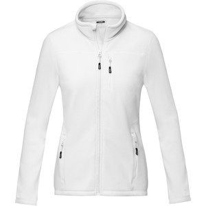 Elevate NXT 37530 - Amber GRS gerecycled dames fleece jas met volledige rits White