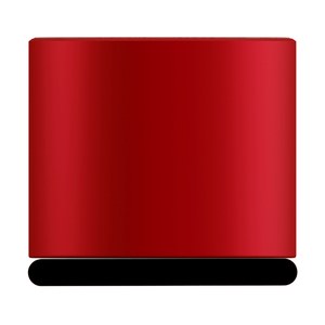 SCX.design 2PX024 - SCX.design S26 speaker 3W voorzien van ring met oplichtend logo Mid red