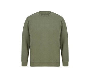 SF Men SF530 - Regenerated cotton and recycled polyester sweatshirt Khaki